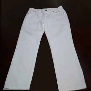 Madison Jeansware White Straight Leg 5 Pocket Jeans Size 4 NWOT